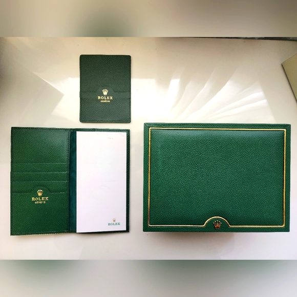 Rare set together - Vintage Rolex Watch Box With Accessories - Picture 1 of 16